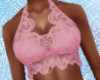 Pink Lace Halter