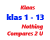 Klaas / Nothing Compares