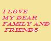 love of family & friends