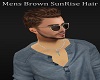 Mens Brown SunRise Hair