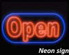 Oval OPEN ~neon sign
