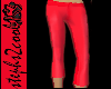 Capri pants in red