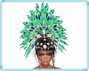 MAU/ PEACOCK HEADDRESS