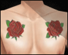 !Sp! Roses chest tattoo
