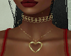 FG~ Gold Heart Necklace