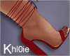 K claire Red heels