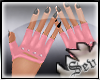 [Sev] Half Gloves Pink