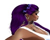 Purple Butterfly Hair F