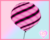 Pink and Black Balloon