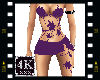 4K Sexy Purple Outfit