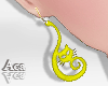 Yellow Cats Earrings