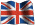 3D English Flag