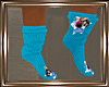 Frozen Blue Socks