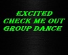 Group dance Excited