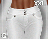White Crop Pants XXL