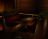 Fireplace lounge booth