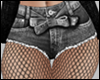 E* Gray Bow Shorts RL