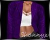 $ Basic Jacket Purple