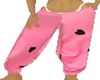 pink heart pajama pants