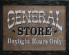 General Store  Sign