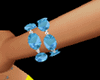 [UqR] Blue bracelets