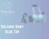Solange Baby Blue Top