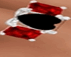 Ruby Blk Sil Hrt Ring