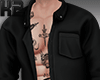 Open Shirt Blk