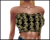gold roses top