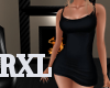 Basic T Dress Black RXL