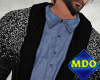 Mido Blue&Black Cardigan