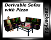 Derv Sofas with Pizza