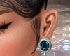 You green earrings