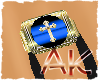 (AK)gold cross ring[M]
