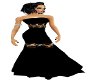 Mars Black Tribal Gown