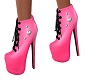 pink heart boots