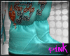 :PINK: Blue boot