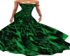 black&green gown