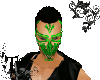Djx green skull mask