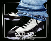 Blck/White Jordans