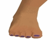 purple glitter toe nails