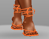 🧡 BALI Orange Heels