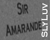 Sir Amarande's Tombstone