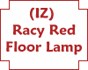 (IZ) Racy Red Floor Lamp