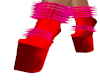 Pink/Red SPike Shoes