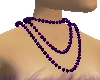 Purple pearl necklace
