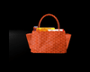 Goyard Orange Diaper Bag