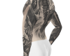 Grey cross tattoo