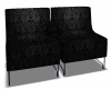 Gothic Black Twin Chairs
