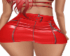 Skirt  Red.PVC/Leather